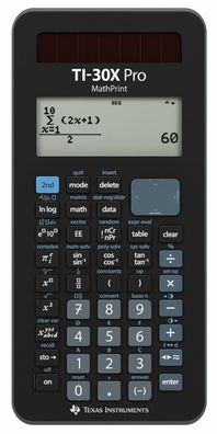 Taschenrechner Texas Instruments TI-30X Pro MathPrint Schulrechner Tischrechner
