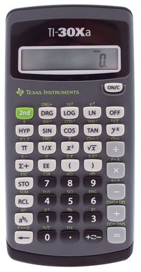 Schulrechner Taschenrechner Texas Instrumenst TI 30Xa Tischrechner Bürorechner