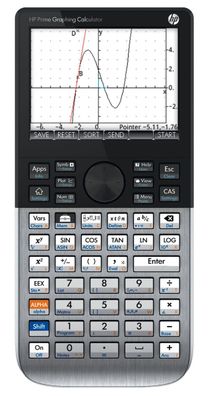 Grafikrechner Taschenrechner HP Prime CAS Grafischer Rechner Algebra UPN Schwarz