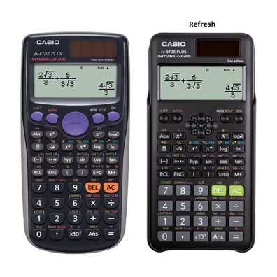 Casio FX 87DE Plus Taschen- & Schul- Rechner Refresh FX-87DE PLUS 2nd