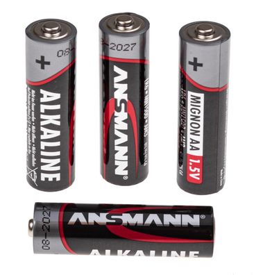 Ansmann Batterie-Set AA LR6 für viele batteriebetriebenen Geräte Inhalt 4 Stück