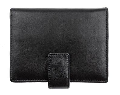 Schutztasche für Casio EWG 100 aus schwarzen Leder mit Kartenfach