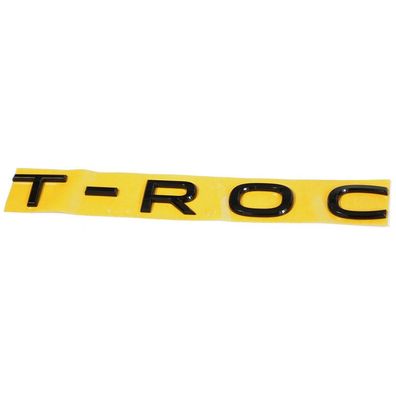 Original VW T-Roc Schriftzug Modellbezeichnung Emblem schwarz 2GC853687041