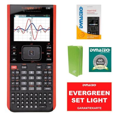 Texas Instruments Nspire CX II T CAS - Evergreen Set Light (Gr. Taschenrechner)