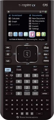 Taschenrechner Grafikrechner Texas Instruments TI Nspire CX CAS Farbdisplay