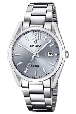 Festina Herrenuhr Quarz Stahl/ Grau F20683/1