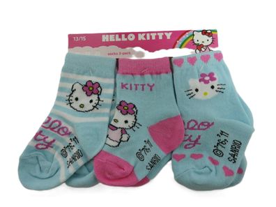 Hello Kitty Kindersocken 3er Packg.