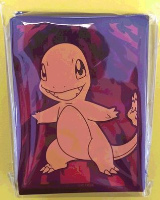 Pokémon 65 Soft Sleeves mit Glumanda Artwork