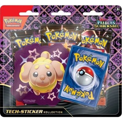Pokémon - Karmesin & Purpur Paldeas Schicksale Tech-Sticker-Kollektion - Hefel (deuts
