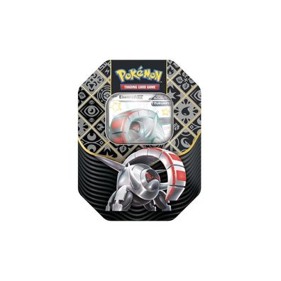 Pokemon Karmesin & Purpur Paldeas Schicksale Eisenrad ex Tin Box (deutsch) - 4 Booste