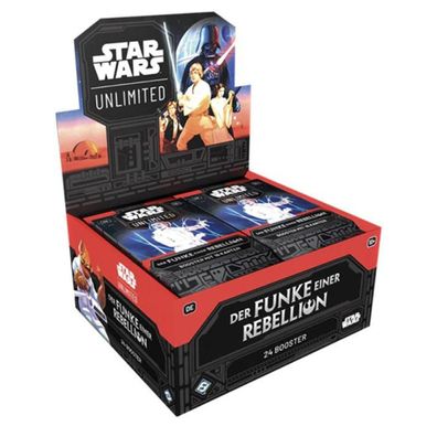 Star Wars: Unlimited - Der Funke einer Rebellion Booster Display (deutsch) - enthält