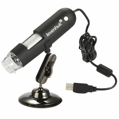 Levenhuk DTX 50 Digitales Mikroskop USB Mikroskop mit Stativ Vergr. 20x-400