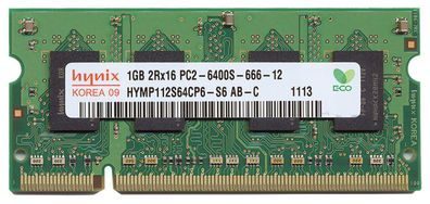 1 GB SO-DIMM DDR2 PC6400 800 MHz FSB 200pin