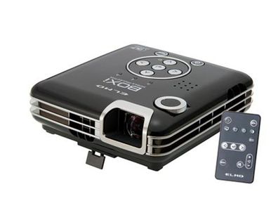Elmo BOXi T-350 (schwarz) WXGA Daten-/ Videoprojektor 480g