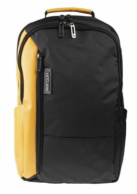 Bestlife Titan Business Rucksack für Laptop bis 15,6 Zoll schwarz/ gelb