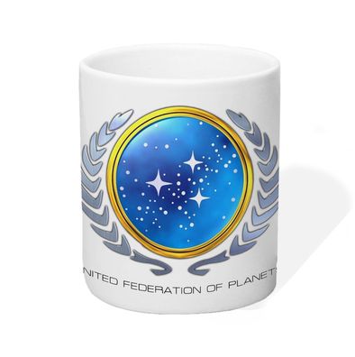 Tasse Kaffeetasse United Federation of Planets Star Trek Captain Kirk Mr. Spock