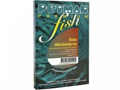 Petman fish Rote Mückenlarve Fischfutter tiefgekühlt 100 g (Inhalt Paket: 15 Stück)