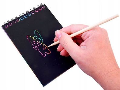 Rainbow Scratch Note mit Eingabestift