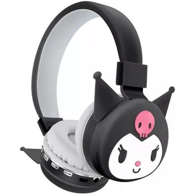 Sanrio KUROMI Bluetooth-Kopfhörer - Sanrio Kuromi Schwarze Bluetooth Kopfhörer