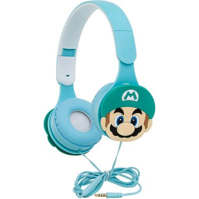 MARIO Bluetooth-Kopfhörer - Nintendo Super Mario Bros Grüne Mario Bluetooth Kopfhörer