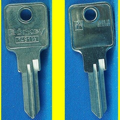 Schlüsselrohling Börkey 1491 1/2 für Huwil, Strafor, Ceka, Inim, JD, Würth +