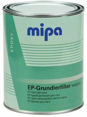 Mipa EP - Grundierfüller 1l hellgrau - Grundierung Epoxy Grundierfüller