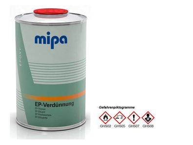 1l Mipa EP Verdünnung für Epoxy-Systeme Verdünner 1 Liter Dose