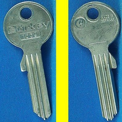 Schlüsselrohling Börkey 1669 Profil 4 für verschiedene Multi Profilzylinder