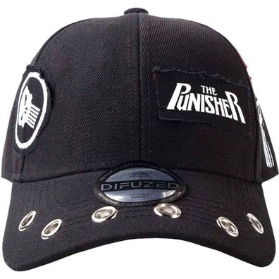Punisher Grunge Cap - Marvel Comics Punisher Caps Kappen Mützen Hüte Snapbacks
