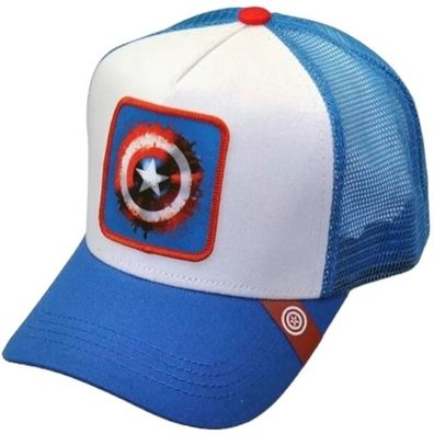 Captain America Trucker Cap für Erwachsene - Marvel Caps Kappen Snapbacks Hüte Mützen