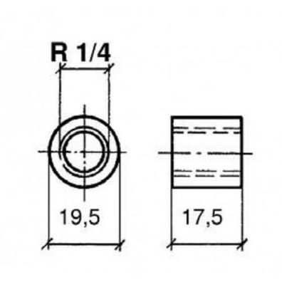Veratron VDO Pyrometer Gewindebuchse zum Anschweis N03320266