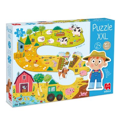 Goula 53176 Bauernhof Puzzle XXL 18 Teile