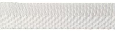 100m-Rolle Polyester-gurtband Standard weiß 15mm, GW1115