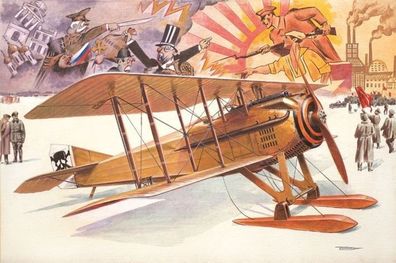 Roden 1:32 617 Spad VII c.1 with Russian skies
