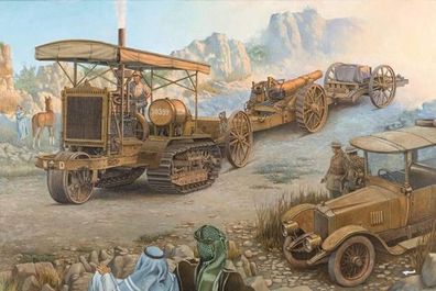 Roden 1:35 814 Holt 75 Artillery Tractor w/ BL 8-inch Howitzer