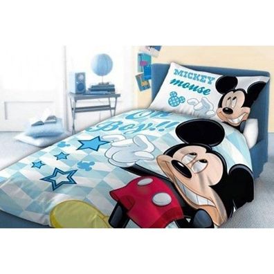 Disney Mickey Kinderbettdecke Kinderbettdecke 100×135 cm, 40×60 cm