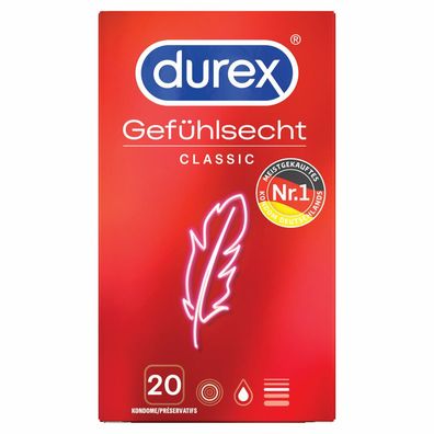 DUREX Gefühlsecht Classic 20 St. -New Design-