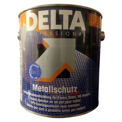 DELTA Metallschutz plus KUPFER 2.5L Rostschutz Eisen Stahl Zink NE-Metalle