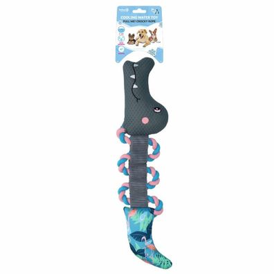 CoolPets Pull me! Crocky rope (Flamingo)