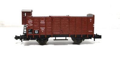 Minitrix N offener Güterwagen m. Bremserhaus 5516 aus Set 11030/1030 DRG (5699H)