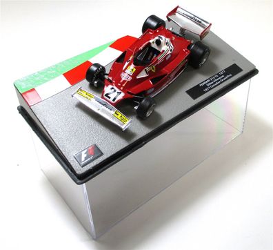 Modellauto 1:43 Panini Formula 1 Rennwagen Ferrari 312 Villeneuve OVP (176h)
