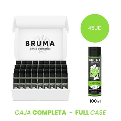 MOQ 45 - BRUMA Premium Massage WARMES ÖL Wassermelone 3 IN 1 - 100 ML