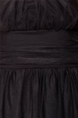 Ocultica Gothic Tüll-Kleid, schwarz, Größe 2XL