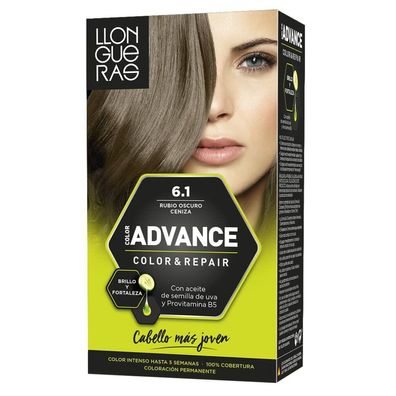 Llongueras Color Advance Coffee Salon Collection Hair Colour 6.1 Dark Ash Blonde