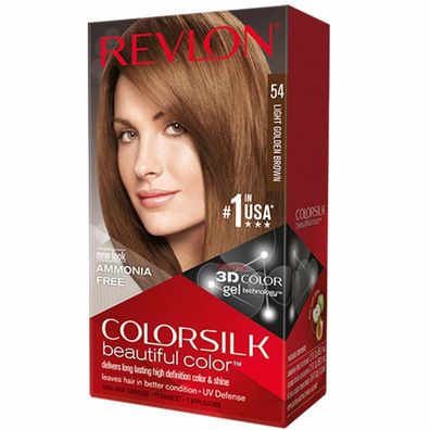 Revlon Colorsilk Ohne Ammoniak 54 Light Golden Brown