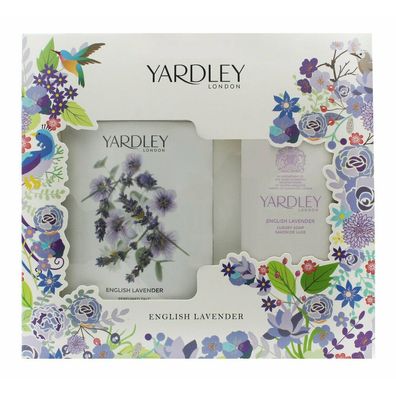Yardley English Lavender Geschenkset 200g Parfumierter Körperpuder