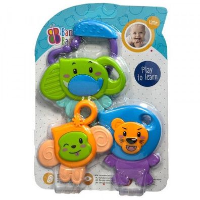 Safari Babyrasselset 4 in 1