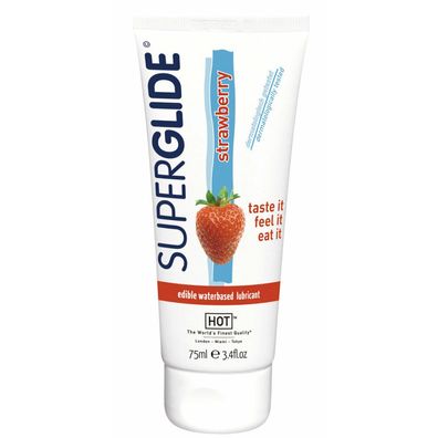 HOT Superglide waterbased strawberry 75ml