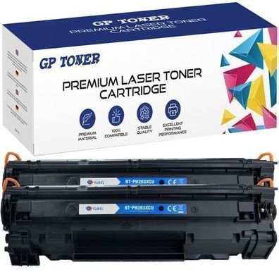 Toner für HP CF283X 83X LaserJet Pro MFP M201dw M201n M225dw XL