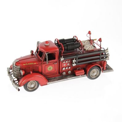 Metall-Feuerwehrauto, 35 x 13 x 14cm, rot